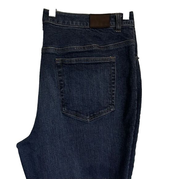 NEW Lands' End Women’s Sz 16W Original Fit Bootleg Jeans (37X30) Stretch Denim - Picture 8 of 15